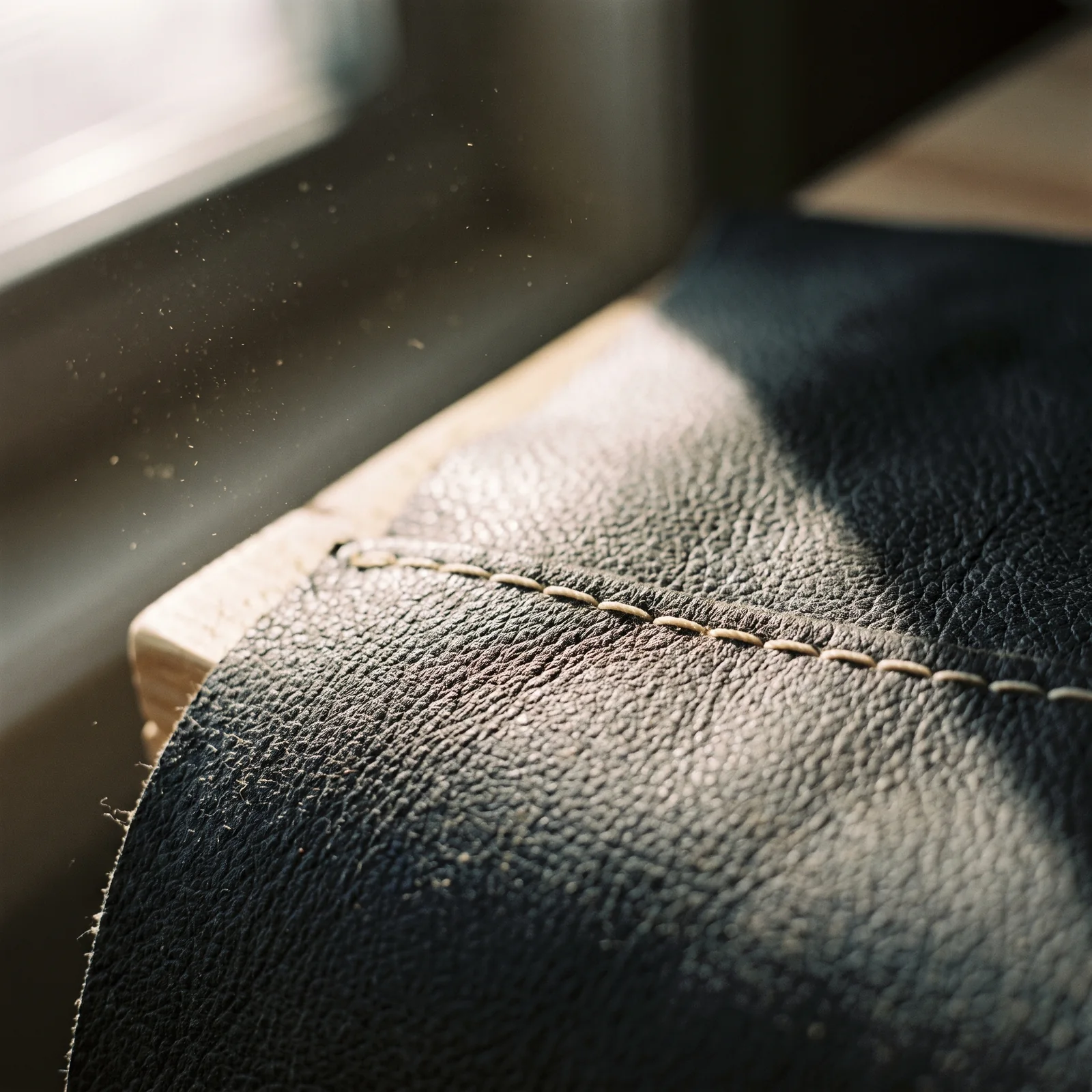 Charcoal leather